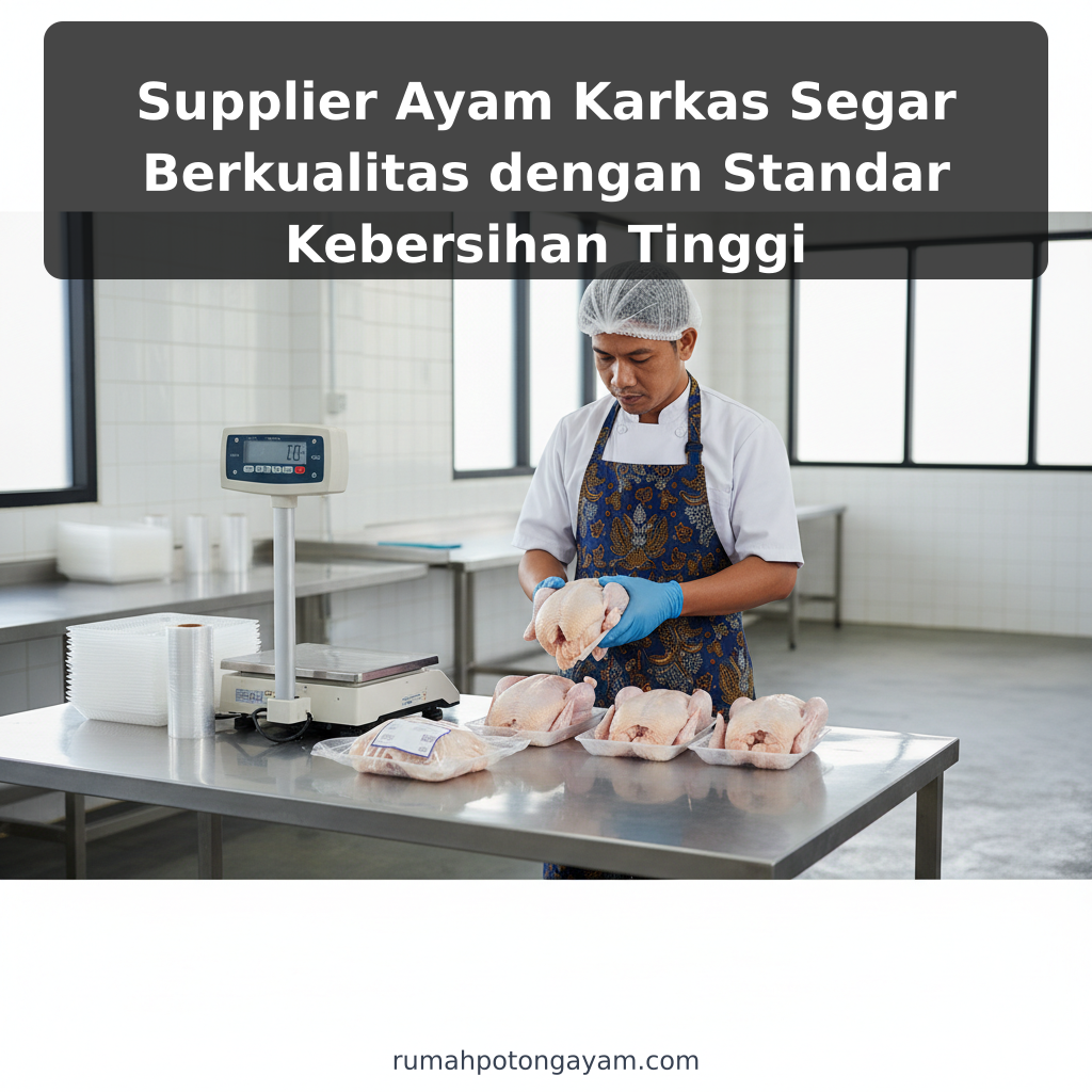 Supplier Ayam Karkas Segar Berkualitas dengan Standar Kebersihan Tinggi