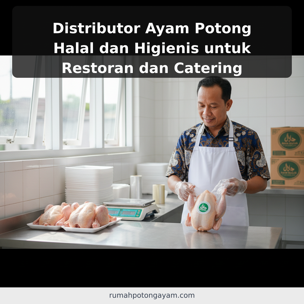 Distributor Ayam Potong Halal dan Higienis untuk Restoran dan Catering