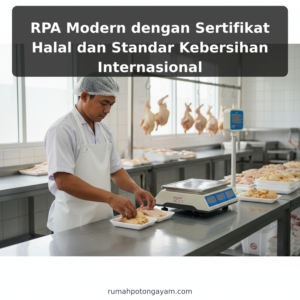 RPA Modern dengan Sertifikat Halal dan Standar Kebersihan Internasional