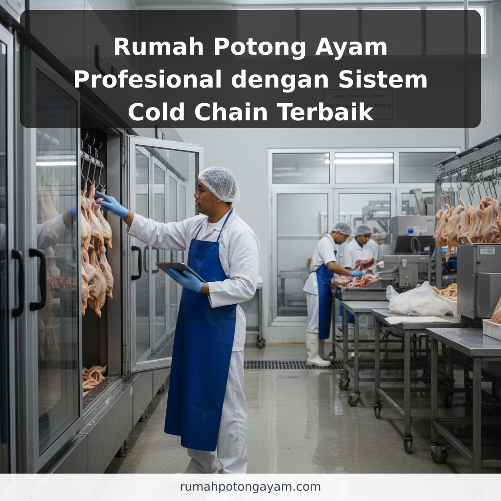 Rumah Potong Ayam Profesional dengan Sistem Cold Chain Terbaik