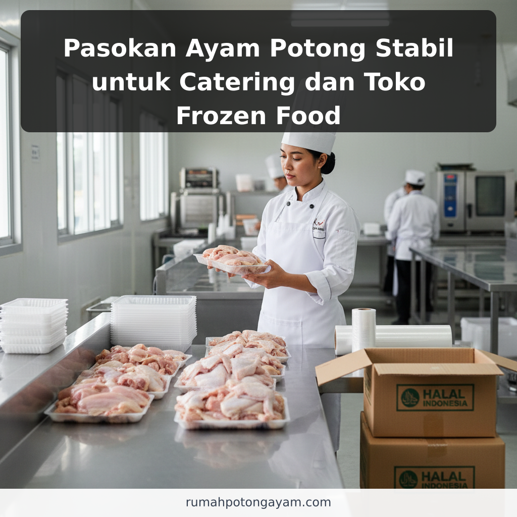 Pasokan Ayam Potong Stabil untuk Catering dan Toko Frozen Food