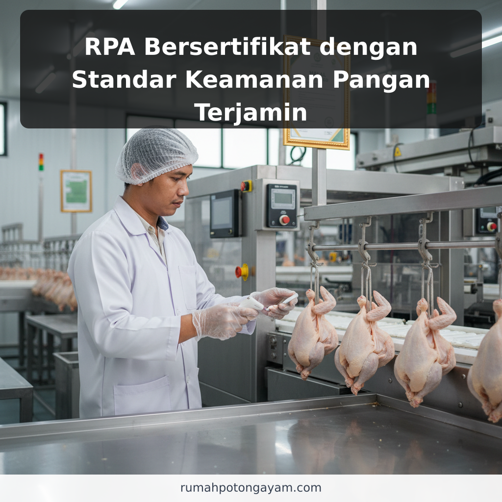 RPA Bersertifikat dengan Standar Keamanan Pangan Terjamin