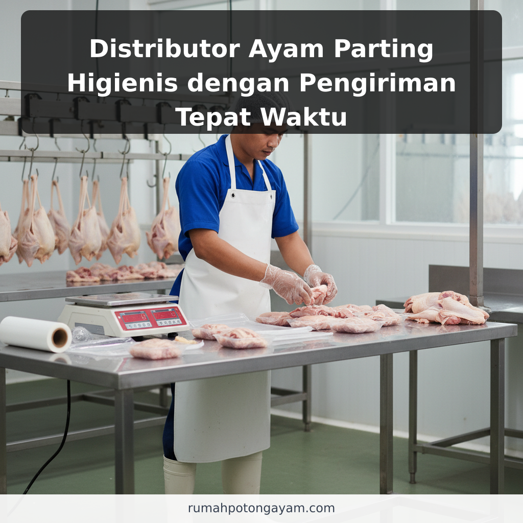 Distributor Ayam Parting Higienis dengan Pengiriman Tepat Waktu