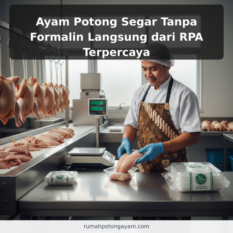 Ayam Potong Segar Tanpa Formalin Langsung dari RPA Terpercaya