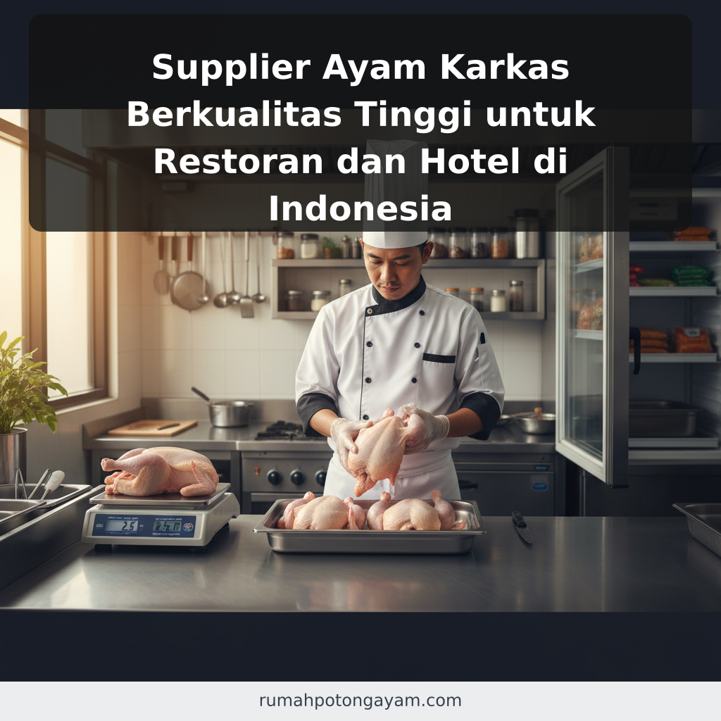Supplier Ayam Karkas Berkualitas Tinggi untuk Restoran dan Hotel di Indonesia