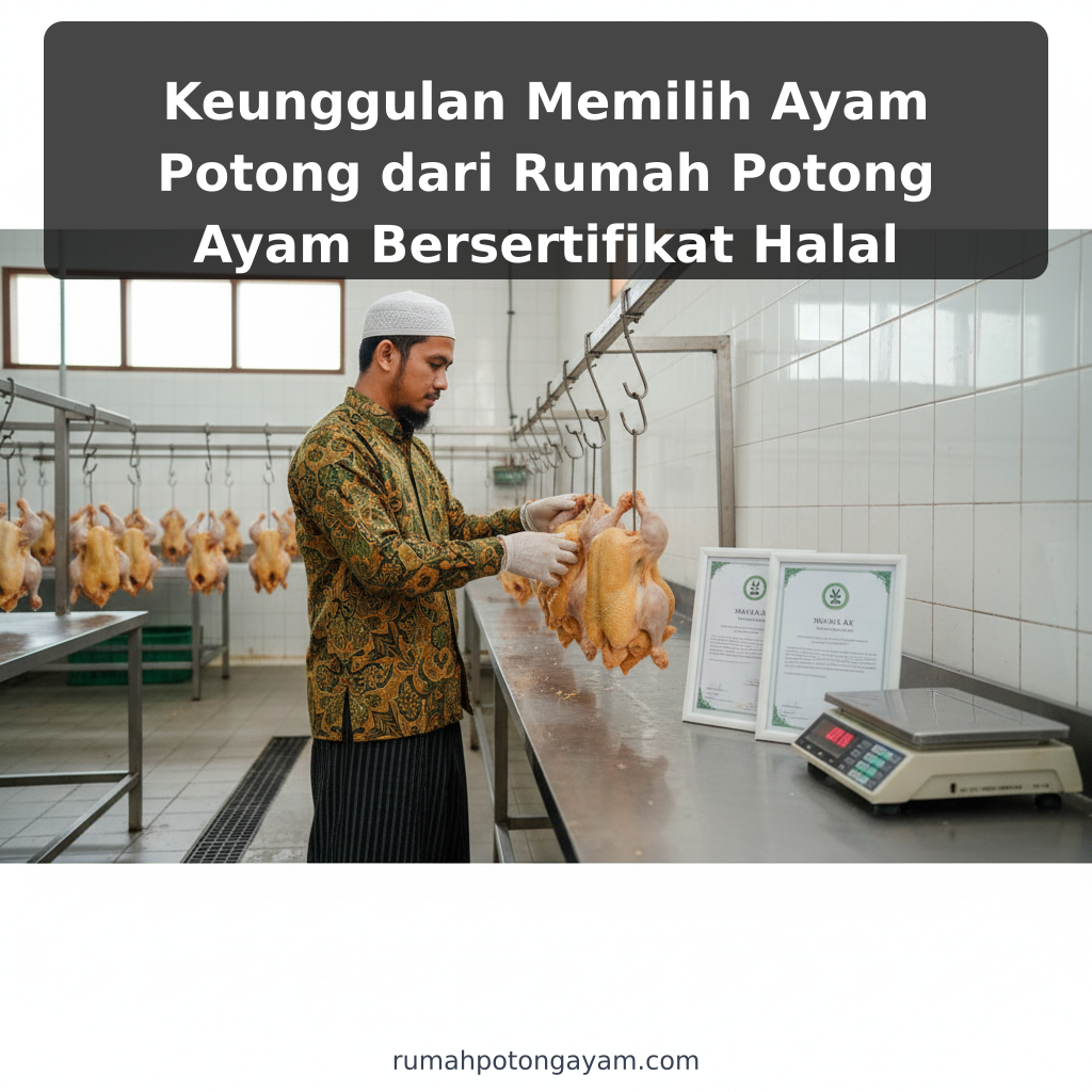 Keunggulan Memilih Ayam Potong dari Rumah Potong Ayam Bersertifikat Halal